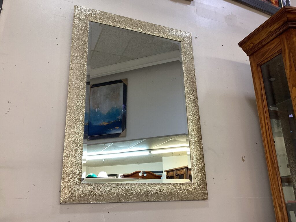 80863 Gold Frame Wall Mirror 30x44