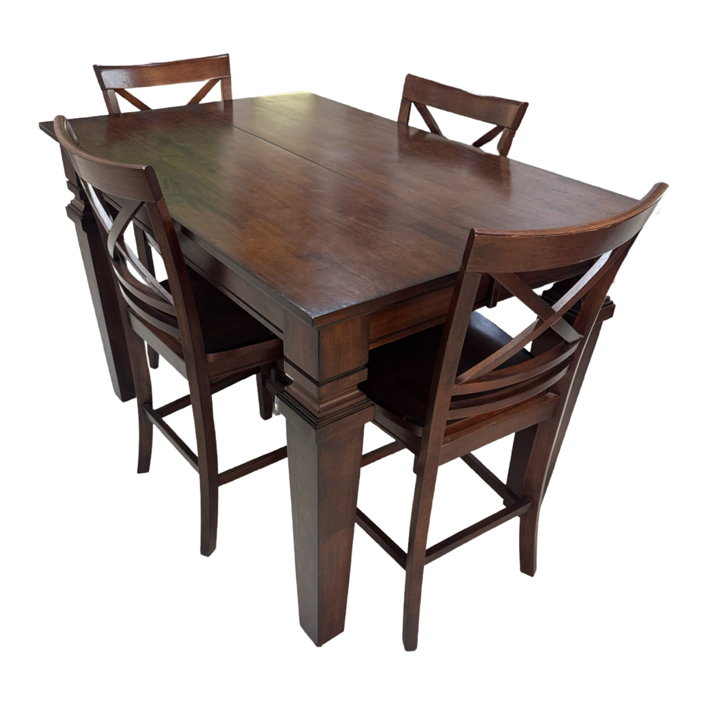 80766 - Counter Height 5pc Dining Set 54x36-54x36