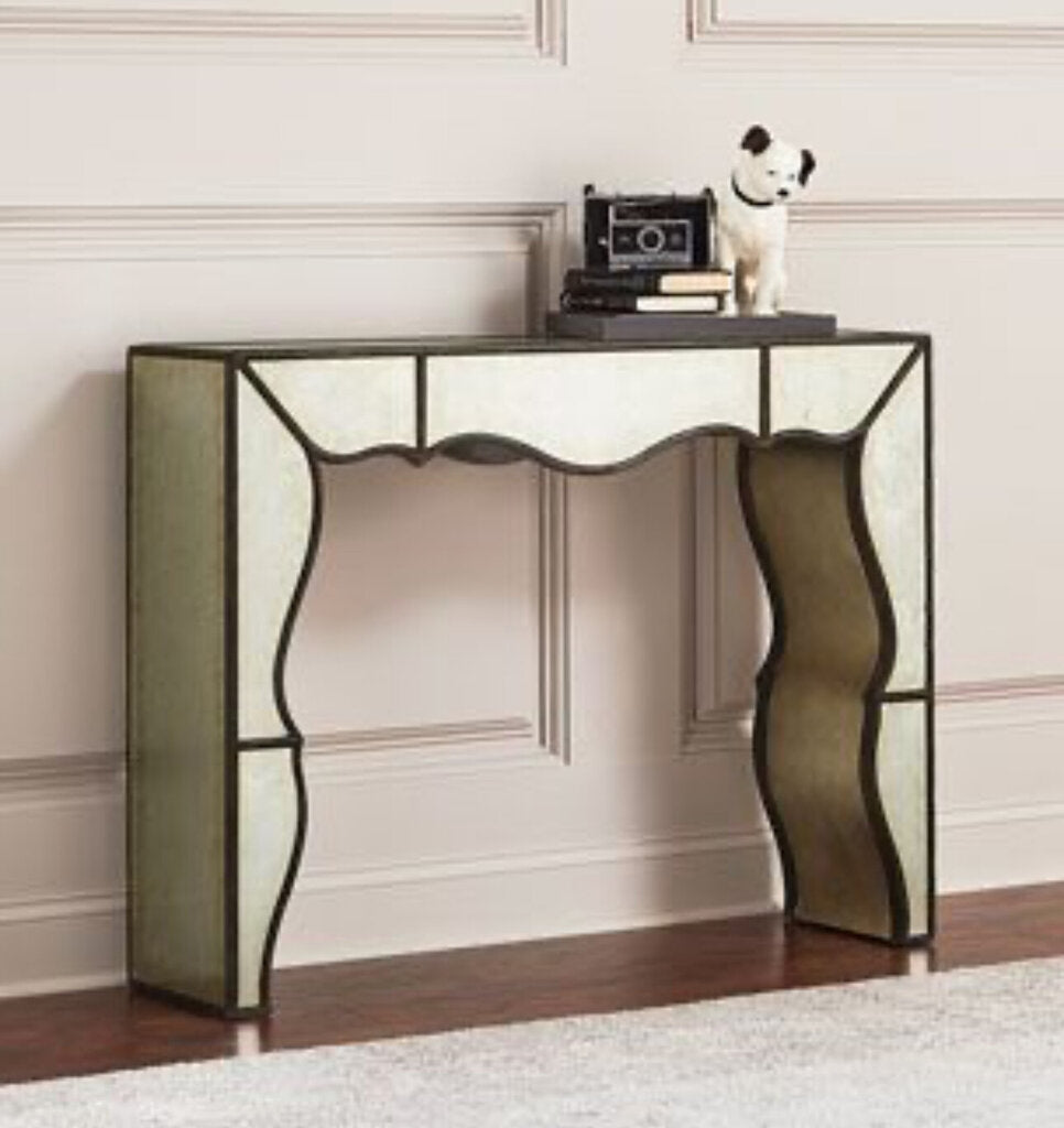 80908 (8524-11) Hooker Arabella Mirrored Hall Table 48x12x37