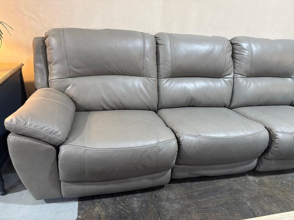 80934 - Ashley Dunleith Leather 7pc Power Sectional