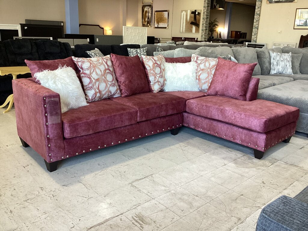Melon Apricot NEW Sectional 104x77x35 (5456-06)