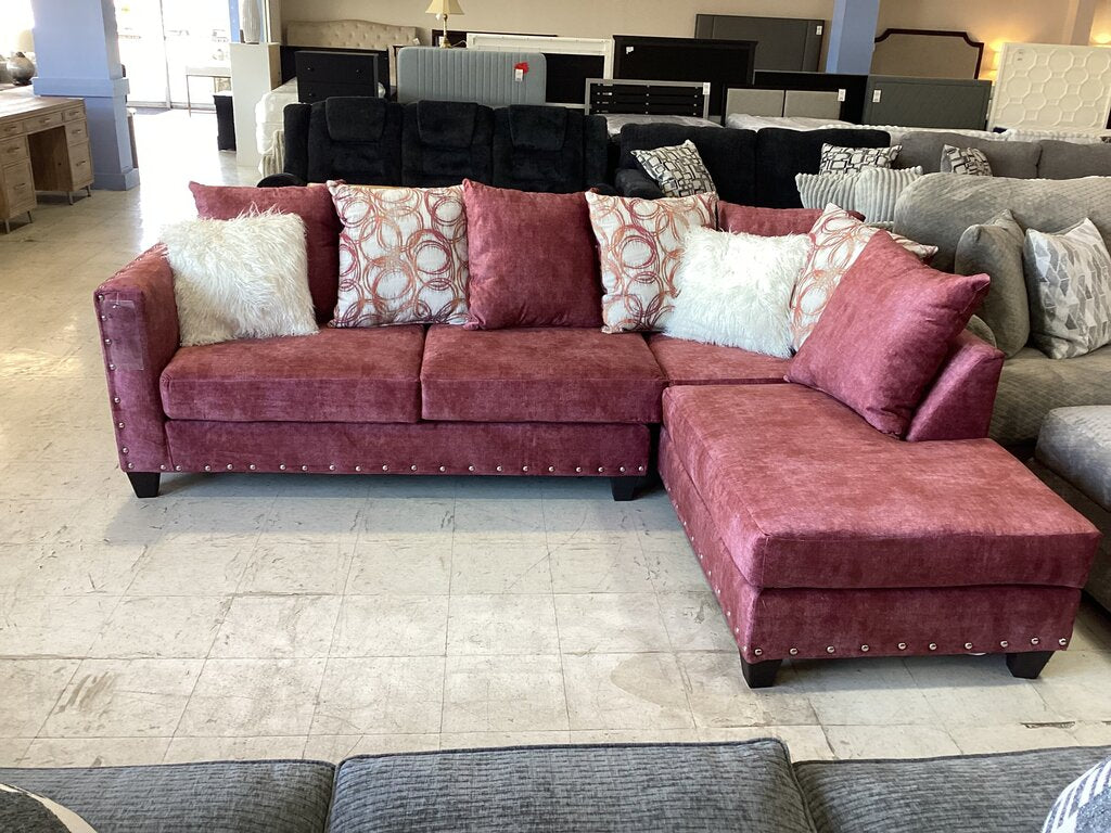 Melon Apricot NEW Sectional 104x77x35 (5456-06)