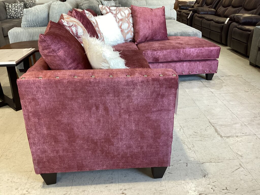 Melon Apricot NEW Sectional 104x77x35 (5456-06)
