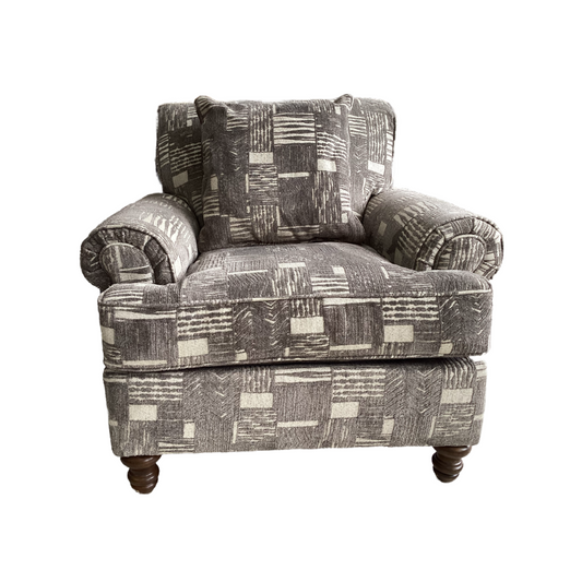 80962 Kingsley Pewter Accent Chair 39x45x37