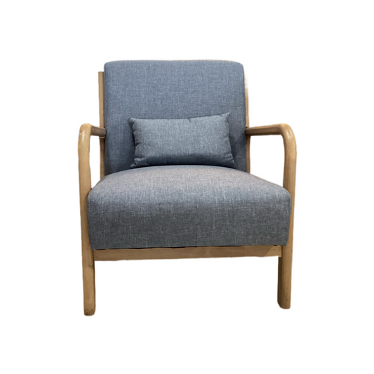 80970 (8530-6) Hertford MCM Upholstered Accent Chair 26x32x29
