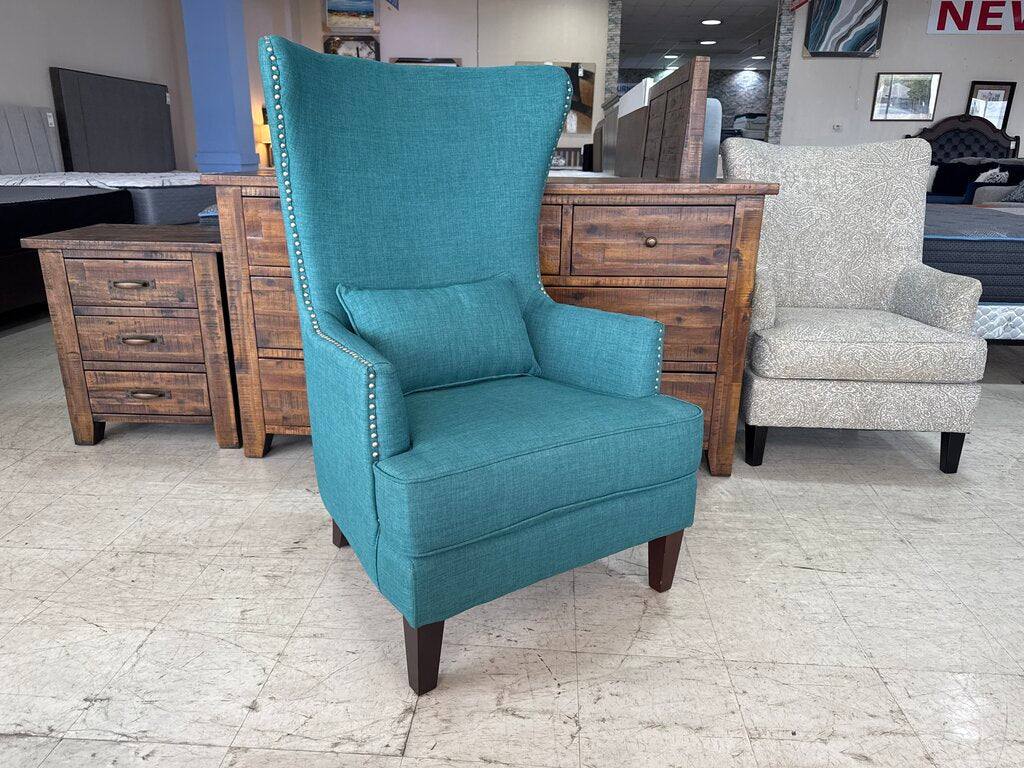 85049 - Teal Green Accent Chair 31x3x47