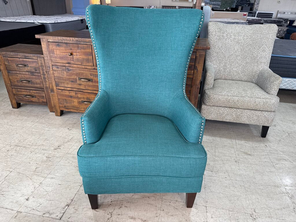 85049 - Teal Green Accent Chair 31x3x47