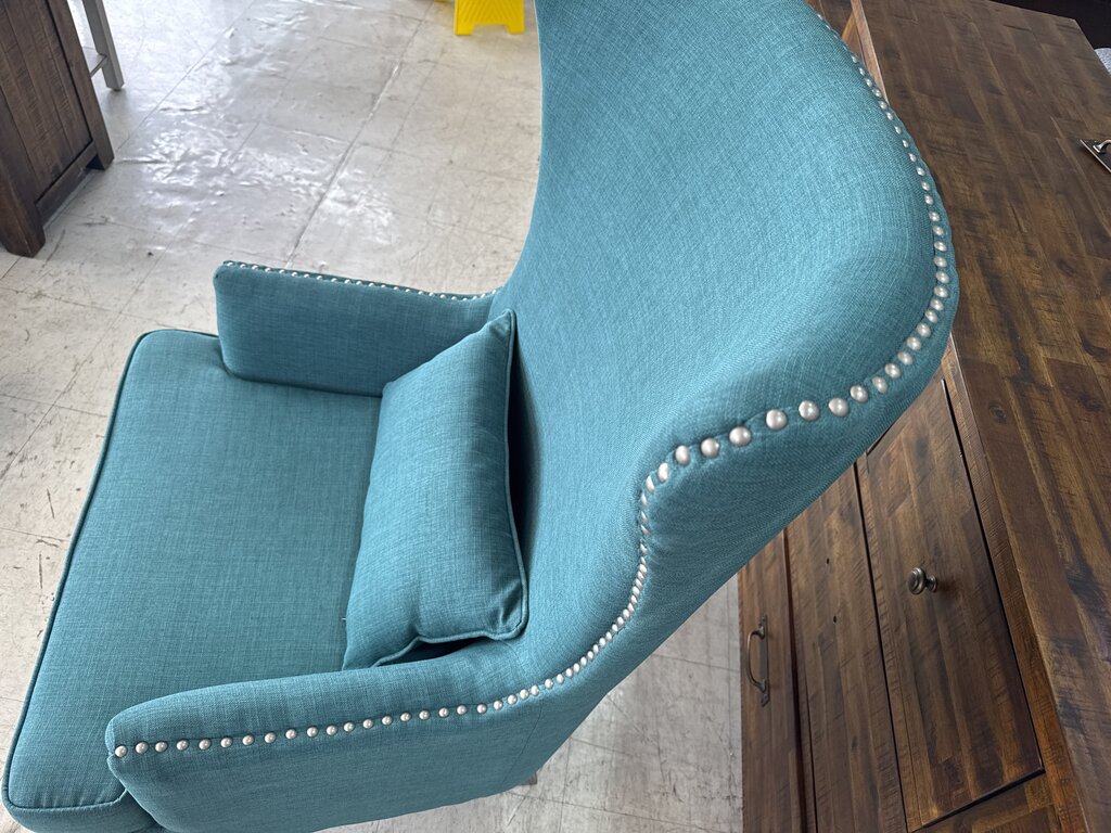 85049 - Teal Green Accent Chair 31x3x47