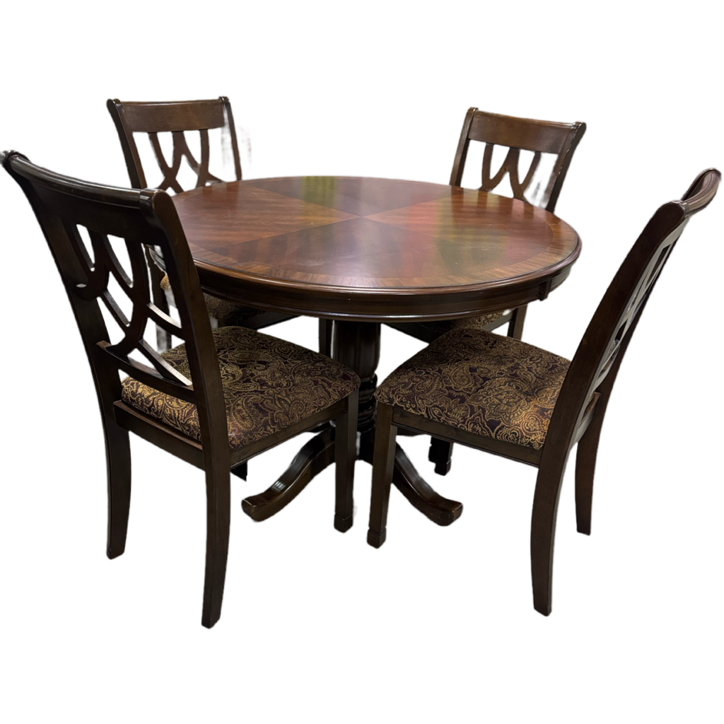 85046 - Ashley Leahlyn 5pc Round Dining Set 42x42x30