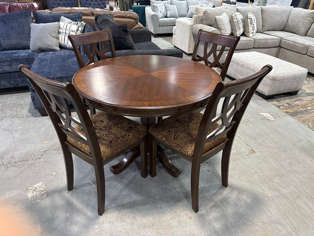 85046 - Ashley Leahlyn 5pc Round Dining Set 42x42x30