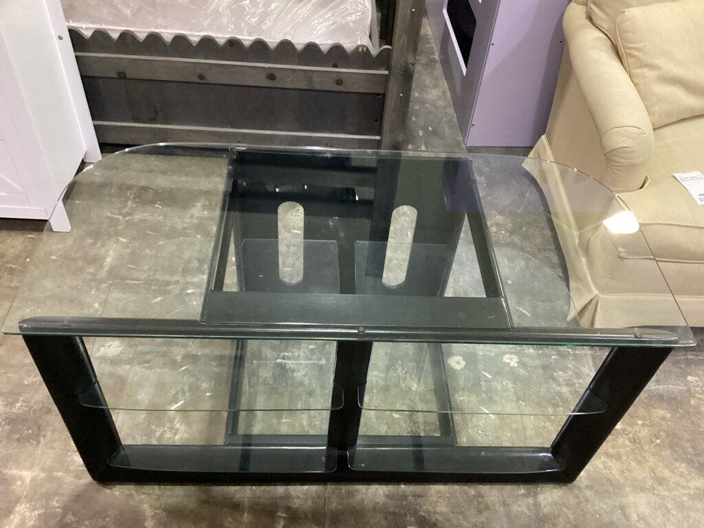 85055 - Glass TV Stand 48x22x24
