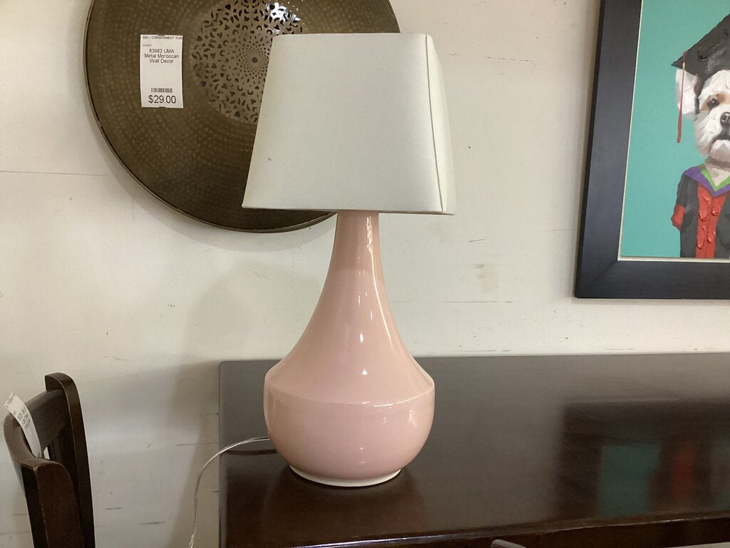 85039 (8532-6) Pink 20in Table Lamp
