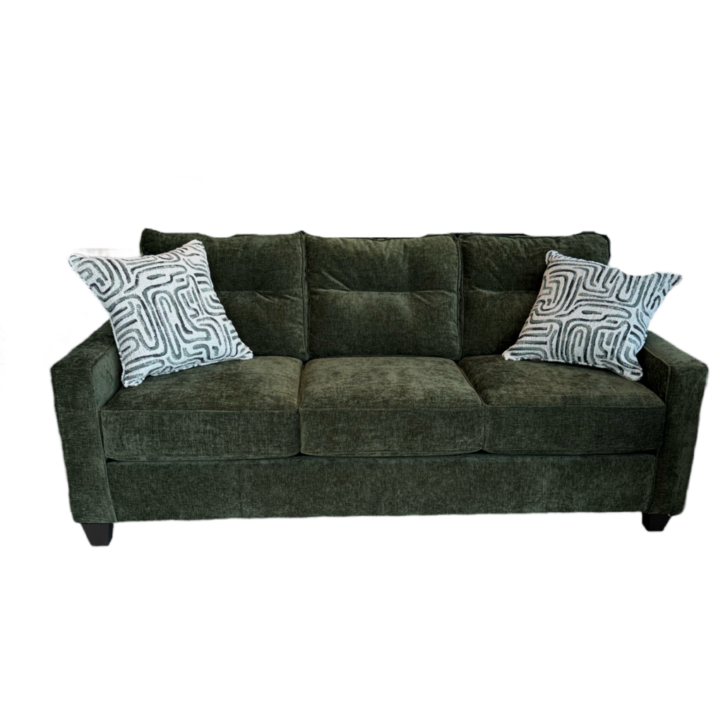 Olive Braves NEW Sofa 84x37x36 (71003)