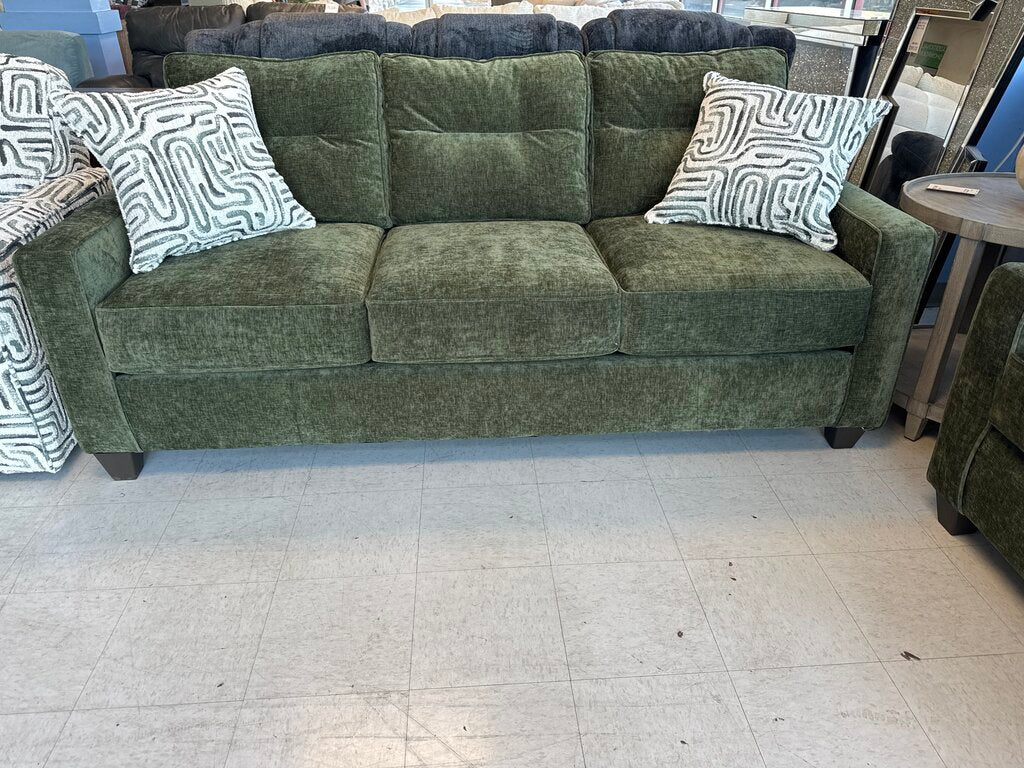 Olive Braves NEW Sofa 84x37x36 (71003)