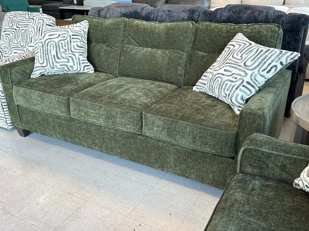 Olive Braves NEW Sofa 84x37x36 (71003)