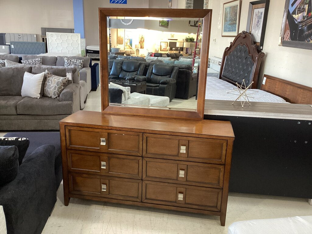 85126 - Samuel Lawrence Bayfield Dresser w/Mirror 61x17x34