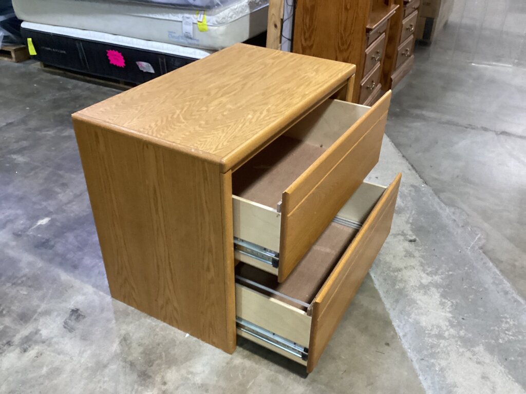 85146 - Two Drawer Chest/File Cabinet 37x22x30