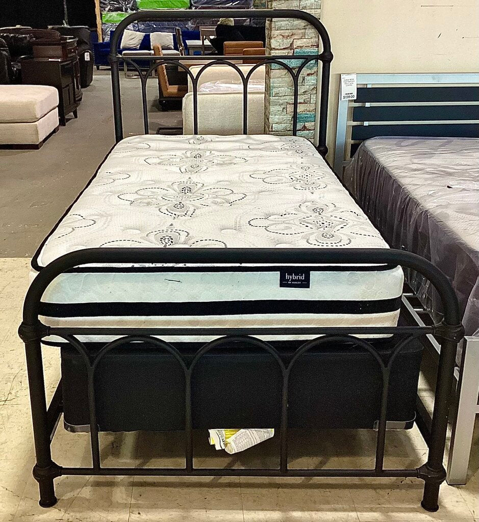85169 Ashley Nashburg Black Metal Twin Bed Frame 44x81x50