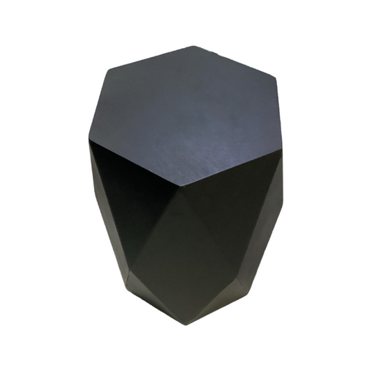 85159 - Black Geometric Side Table 14x14x21