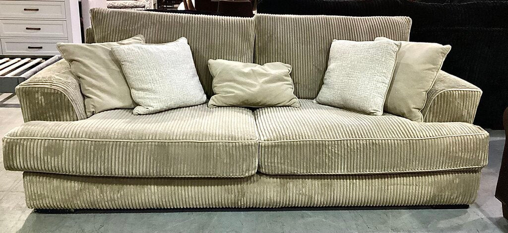 85205 - Sofamaster Beige Fabric Sofa 102x48x38