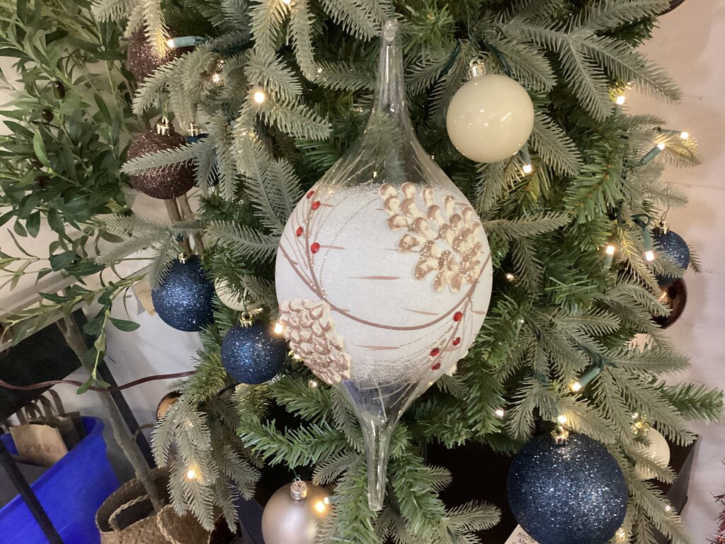 85214 - 6in Hand Blown Glass Ornament (Set of 6)