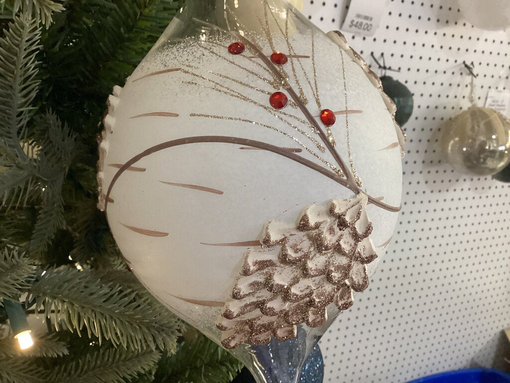 85214 - 6in Hand Blown Glass Ornament (Set of 6)