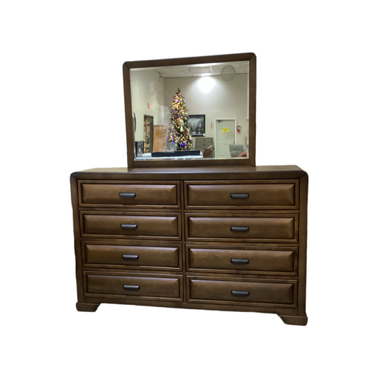 Willow Wood Dresser w/Mirror 65x17x42-74 (133494)