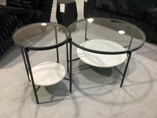 85163 Ashley 2pc Occasional Table Set 20x24-36x18