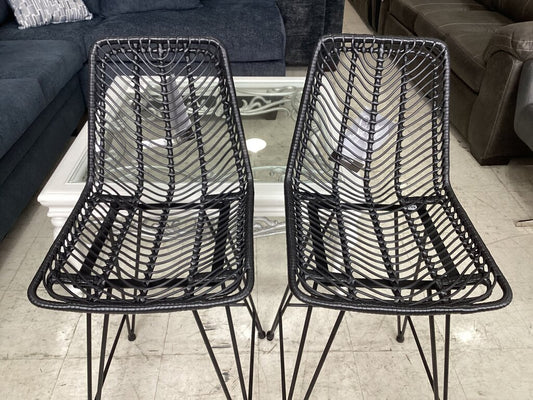 85175 Pair of Agentree Bar Chairs 17x16x38