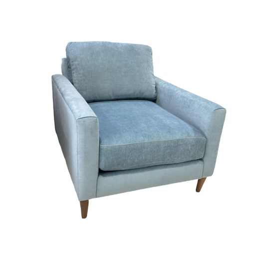 85250 - Jonathan Louis French Blue Leg Chair 36x42x36