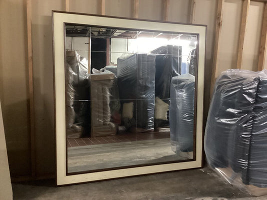 80922 (8524-25) Bernhardt Haven Large Mirror in 2-Tone 78x78