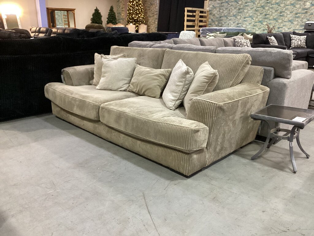 85205 - Sofamaster Beige Fabric Sofa 102x48x38