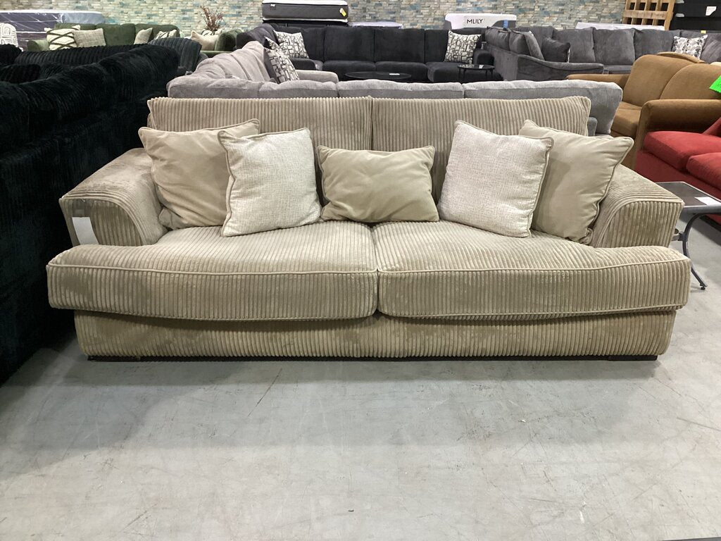 85205 - Sofamaster Beige Fabric Sofa 102x48x38