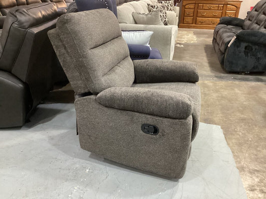 85306 Brown Manual Glider Recliner 37x38x40