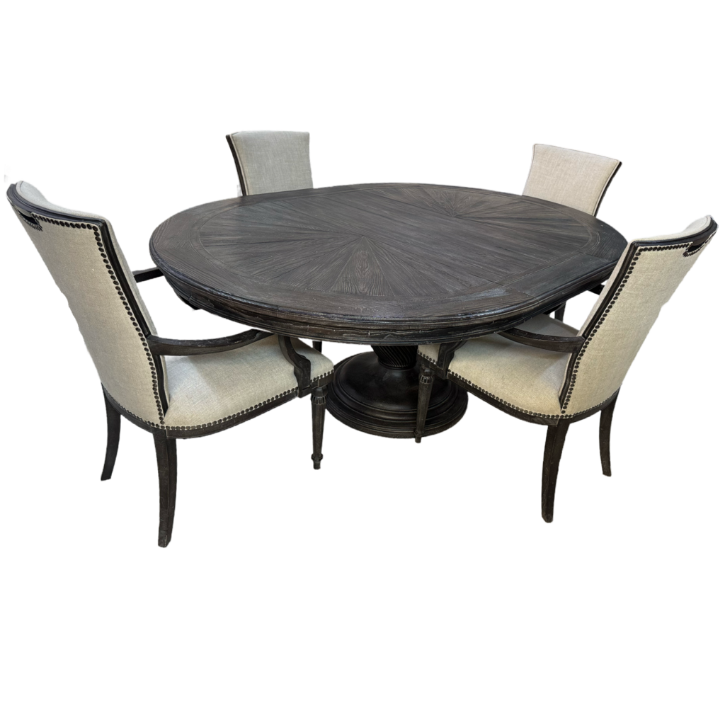 80809 - Hooker 5pc Traditions Dining Table 54x54-74x30