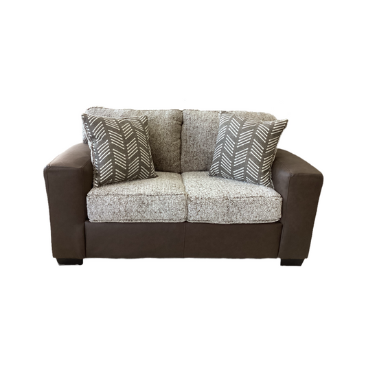 Shearling Mocha NEW Loveseat 66x37x38