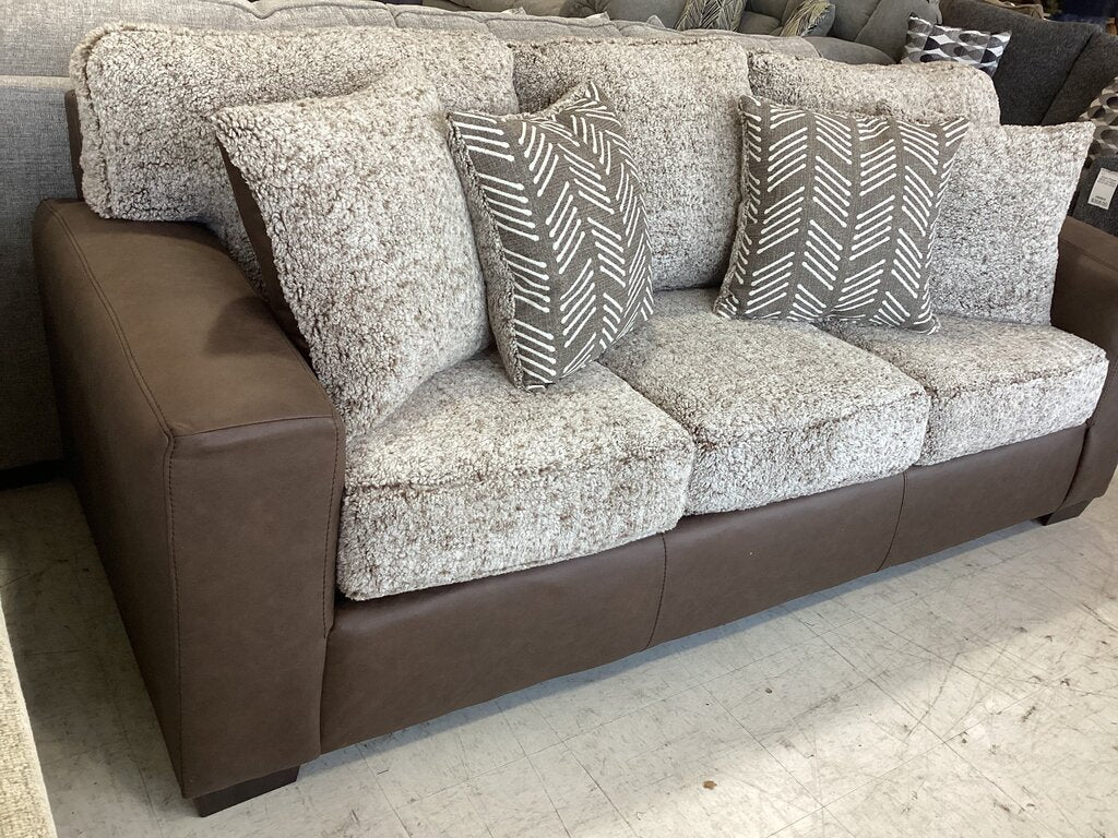 Shearling Mocha NEW Sofa 88x37x88