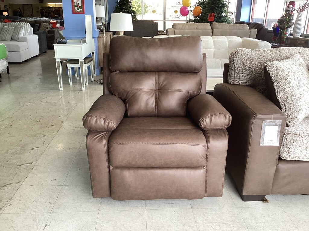 Shearling Tappa Mocha NEW Recliner 38x36x43