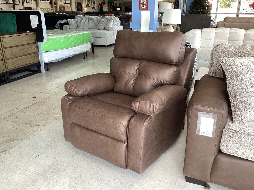 Shearling Tappa Mocha NEW Recliner 38x36x43