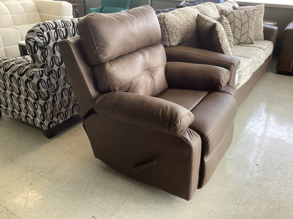 Shearling Tappa Mocha NEW Recliner 38x36x43