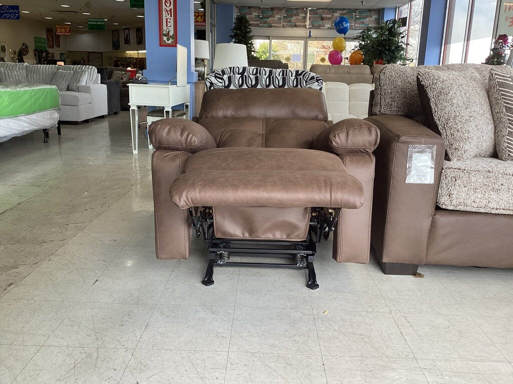 Shearling Tappa Mocha NEW Recliner 38x36x43