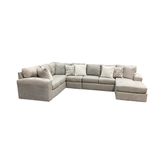 Posh Dove NEW 3pc Sectional 140x92x37 (6951-52-55-575)
