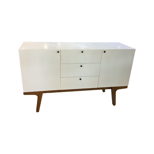 85327 - West Elm Modern White Cabinet 53x17x32