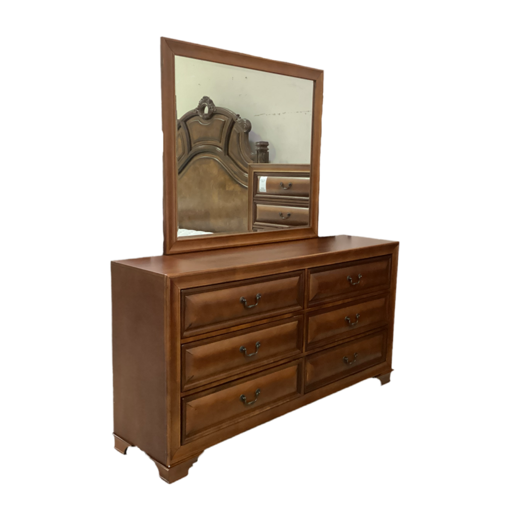 Fairmont NEW Dresser w/Mirror 67x17x35-74 (133394-95)