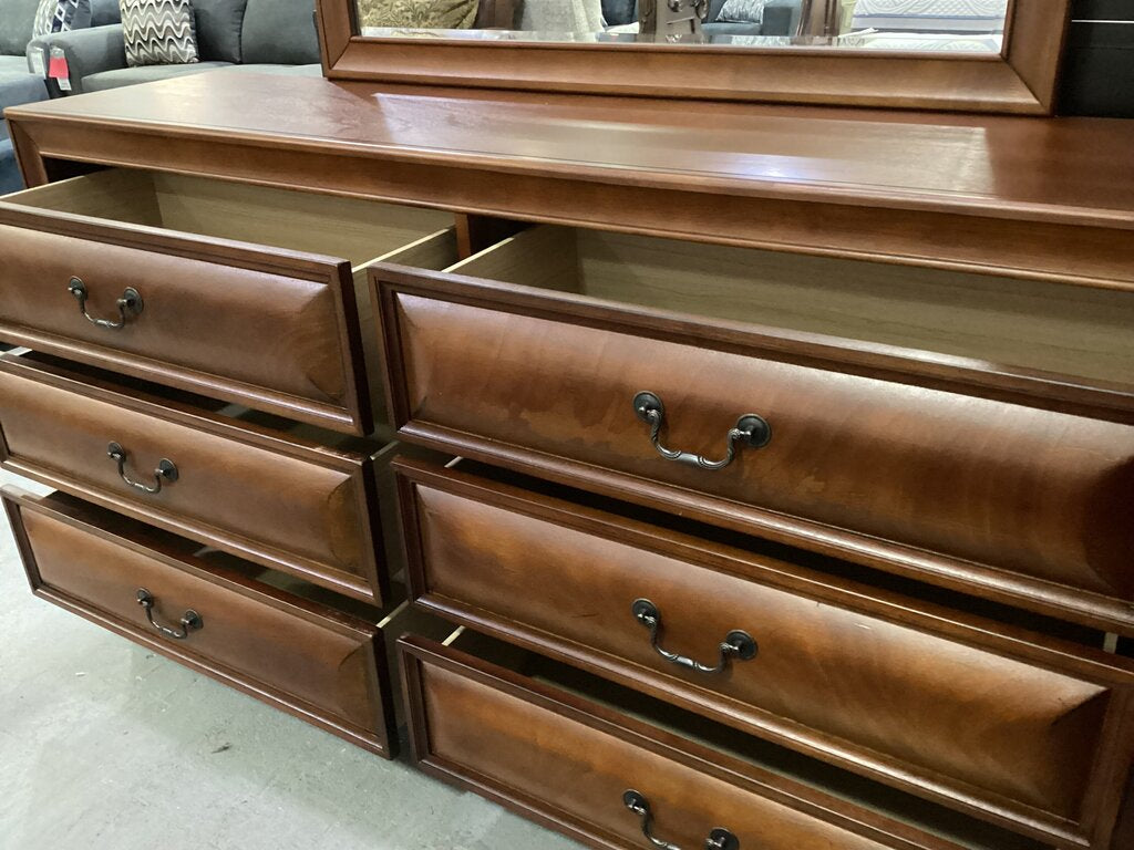 Fairmont NEW Dresser w/Mirror 67x17x35-74 (133394-95)