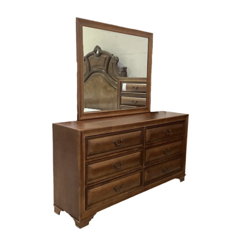 Fairmont NEW Dresser w/Mirror 67x17x35-74 (133394-95)