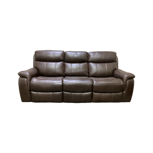 85331 - Heritage Leather Power Motion Sofa w/Power Headrest 86x32x39