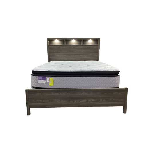 85328 - Evolution Queen Lighted Panel Bed 66x88x57