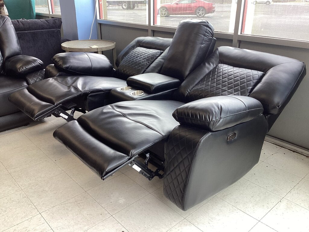 Copper Creek NEW Black Power Loveseat 76x33x38 (610291)