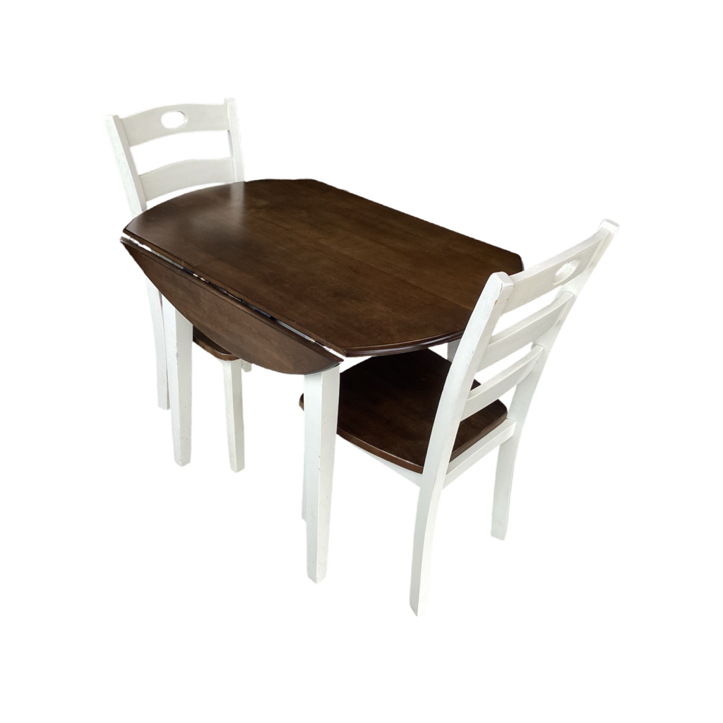 85358 - Ashley Woodanville 3pc Drop Leaf Dinette 40x30